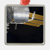 Der japanische Kibo-Komplex 2 Silbernes Ornament (Vorne)