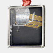 Der japanische Kibo-Komplex 2 Silbernes Ornament (Links)