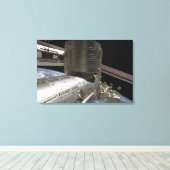 Der japanische Kibo-Komplex Leinwanddruck (Insitu (Holzboden))