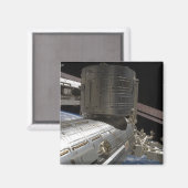 Der japanische Kibo-Komplex Magnet (Vorderseite/Rückseite)