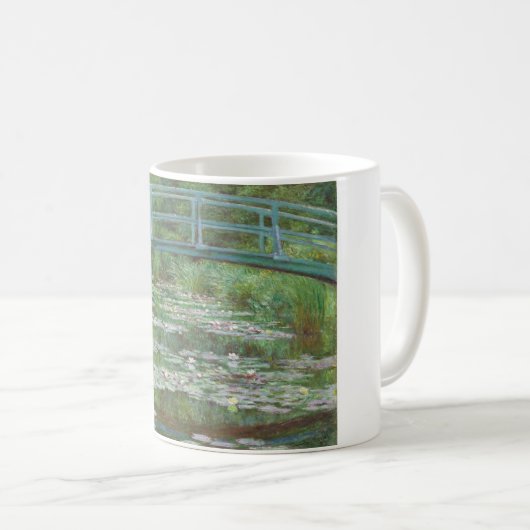Der japanische Steg durch Monet (1899) Kaffeetasse (VorderseiteRechts)