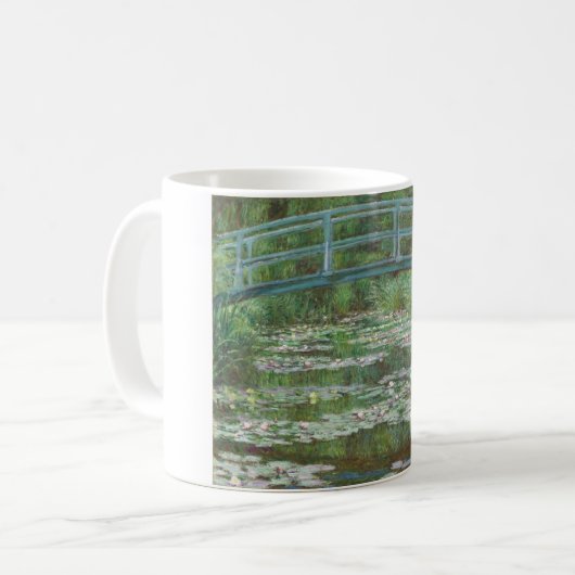 Der japanische Steg durch Monet (1899) Kaffeetasse (Vorderseite Links)