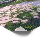 Der japanische Tempel im Garten Poster (Ecke)