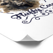 Der Jellowstone Park mit den fließenden Kühen darf Poster (Ecke)