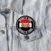 Der Jemen-rundes Emblem Button (Beispiel)