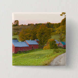 Der Jenne-Farm in Woodstock, Vermont. Herbst. Button