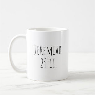 Der "Jeremia 29,11" Becher Kaffeetasse