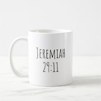 Der "Jeremia 29,11" Becher Kaffeetasse