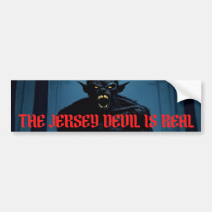 Der Jersey Devil existiert wirklich Autoaufkleber