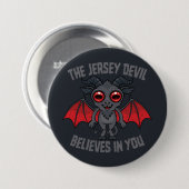 Der Jersey Devil glaubt an dich Button (Vorne & Hinten)