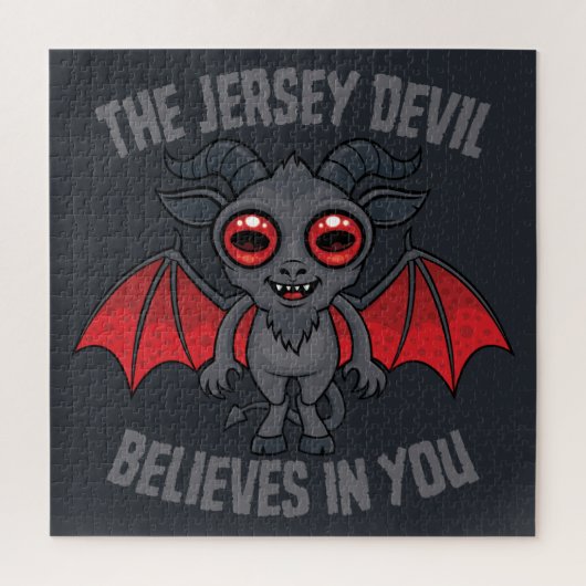 Der Jersey-Teufel glaubt an dich Puzzle (Vertikal)