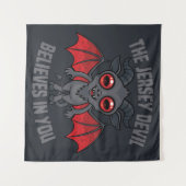 Der Jersey-Teufel glaubt an dich Wandteppich (Vorderseite (Horizontal))