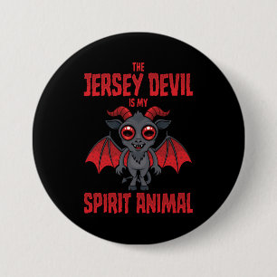 Der Jersey-Teufel ist mein Seelentier Button
