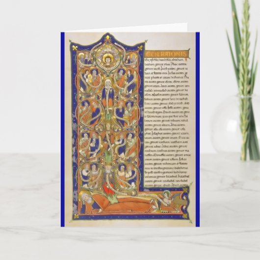 Der Jesse Baum Feiertagskarte (Vorderseite)