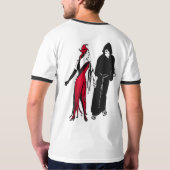 Der Jester und der Mönch T-Shirt (Rückseite)