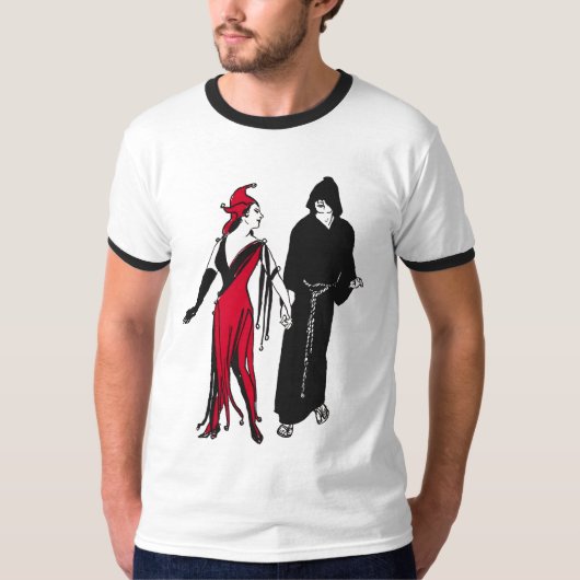 Der Jester und der Mönch T-Shirt (Vorderseite)