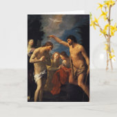 DER JESUS-BAPTISMUS KARTE (Gelbe Blume)