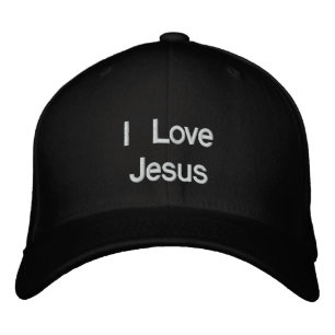 Der Jesus-Hut Bestickte Kappe