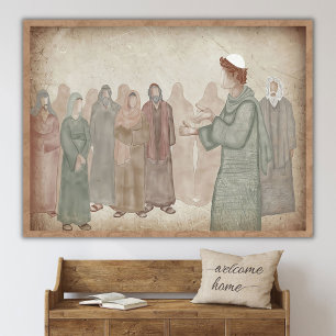 Der Jesusknabe im Tempel_ Lukas 2_41-52 _ Schrift Poster