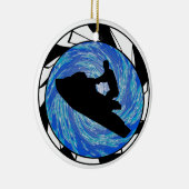 DER JET-SKI KERAMIK ORNAMENT (Rechts)