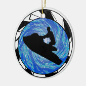 DER JET-SKI KERAMIK ORNAMENT (Links)