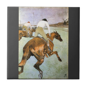 Der Jockey 2 durch Toulouse-Lautrec Fliese