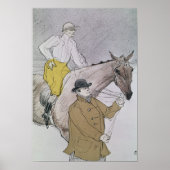 Der Jockey führte zum Start Poster (Vorne)