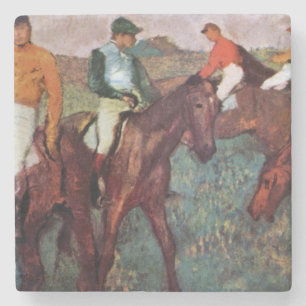Der Jockey-SteinUntersetzer Steinuntersetzer