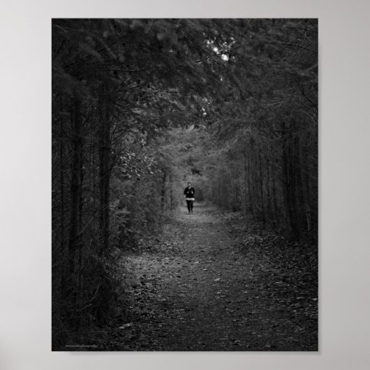 Der Jogger Poster (Vorne)