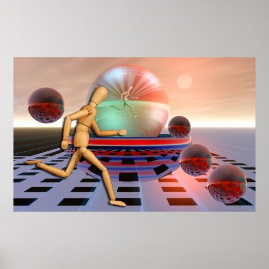 Der Jogger Poster (Vorne)