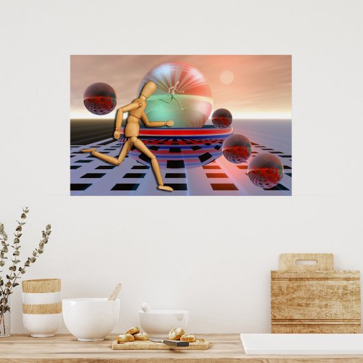 Der Jogger Poster (Küche)