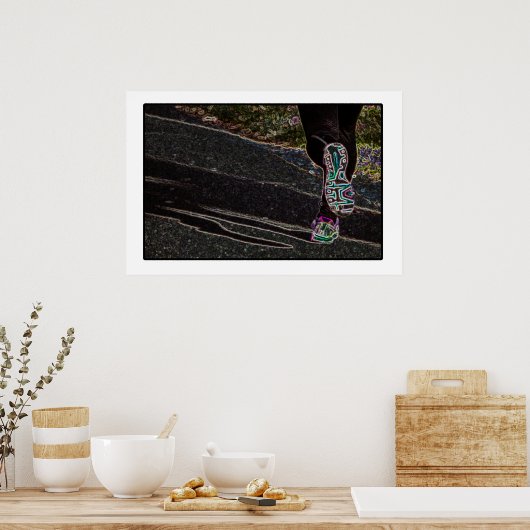 Der Jogger Poster (Küche)