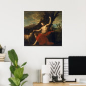 Der Johannes der Täufer in der Wildnis Poster (Heimbüro)