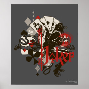 Der Joker - 4 Asse Blutung des Herzschlages Poster