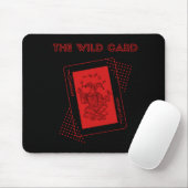 Der Joker der Wildcard rot Mousepad (Mit Mouse)