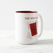 Der Joker der Wildcard rot Zweifarbige Tasse (VorderseiteRechts)