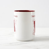 Der Joker der Wildcard rot Zweifarbige Tasse (Mittel)