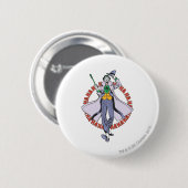 Der Joker gackert Button (Vorne & Hinten)