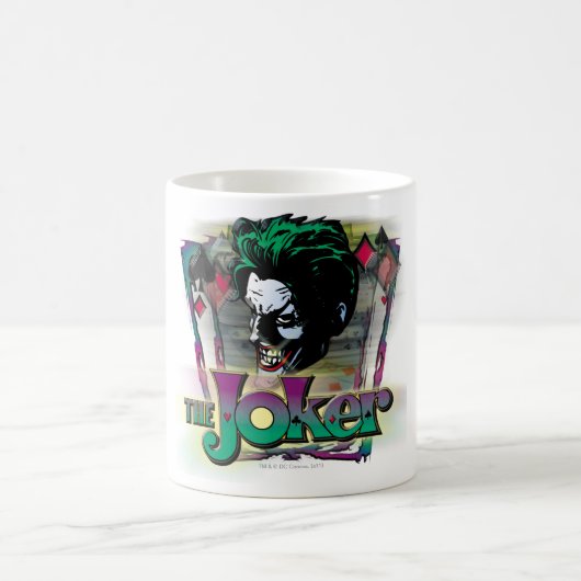 Der Joker - Gesicht und Logo Kaffeetasse (Mittel)