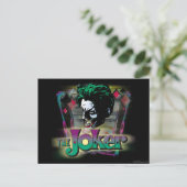 Der Joker - Gesicht und Logo Postkarte (Stehend Vorderseite)