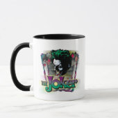 Der Joker - Gesicht und Logo Tasse (Links)