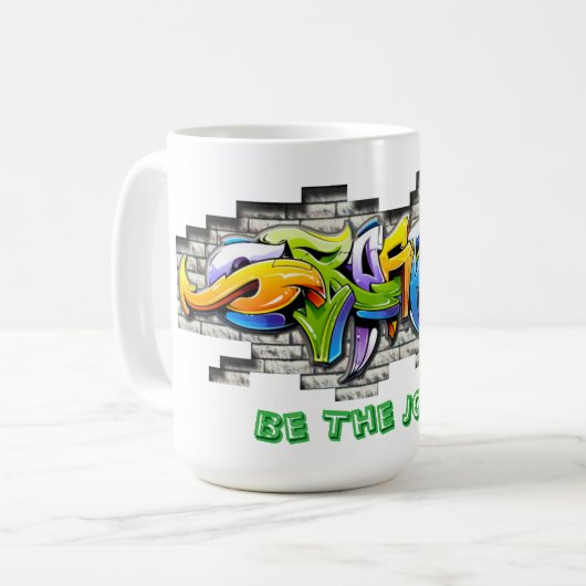 DER JOKER KAFFEETASSE (Vorderseite Links)