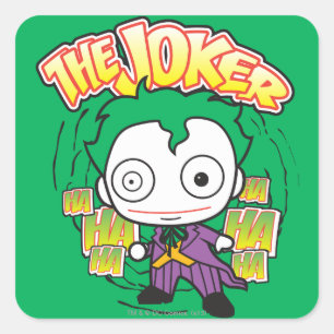 Der Joker - Mini Quadratischer Aufkleber