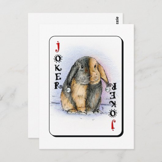 DER JOKER POSTKARTE (Vorne/Hinten)