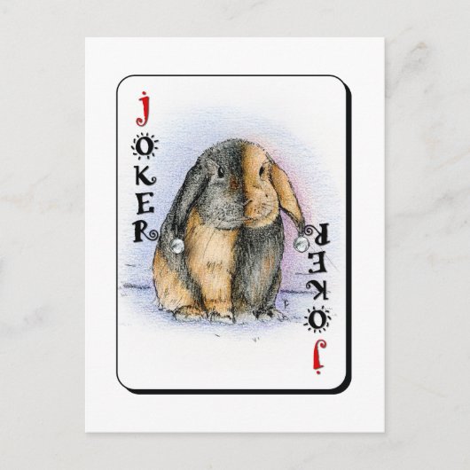 DER JOKER POSTKARTE (Vorderseite)