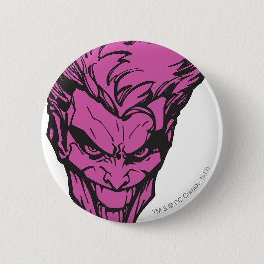 Der Joker rosa Button (Vorderseite)
