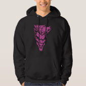 Der Joker rosa Hoodie (Vorderseite)