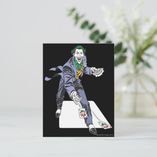 Der Joker schneidet Karten ab (Stehend Vorderseite)