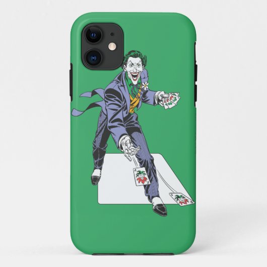 Der Joker schneidet Karten ab Case-Mate iPhone Hülle (Rückseite)