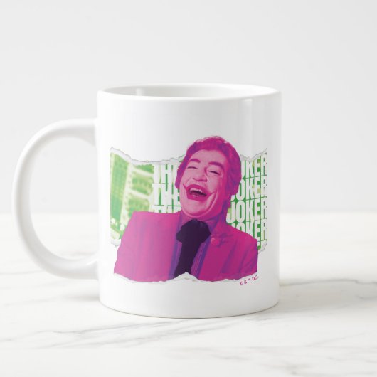 Der Joker Scrapbook lacht Jumbo-Tasse (Links)